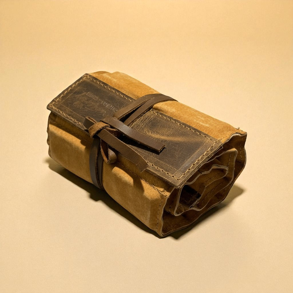 Juego de Dominó Artesanal en Estuche de Cuero
