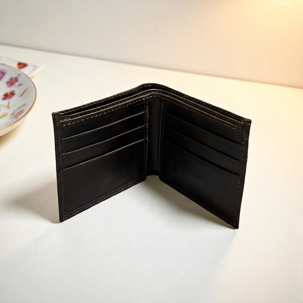 Billetera de Cuero para Hombre Hecha a Mano