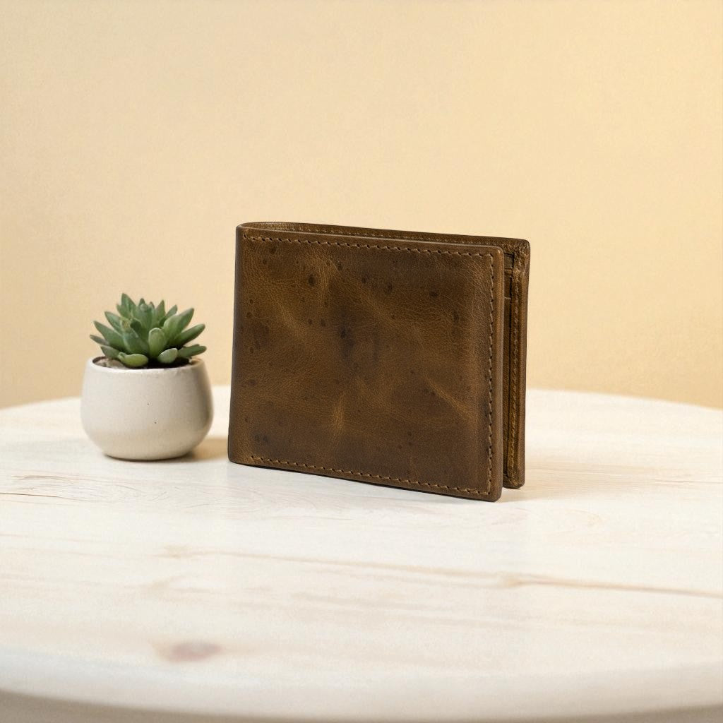 Billetera de Cuero para Hombre Hecha a Mano