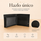 Billetera Clásica con Tarjetero Extraíble Negro
