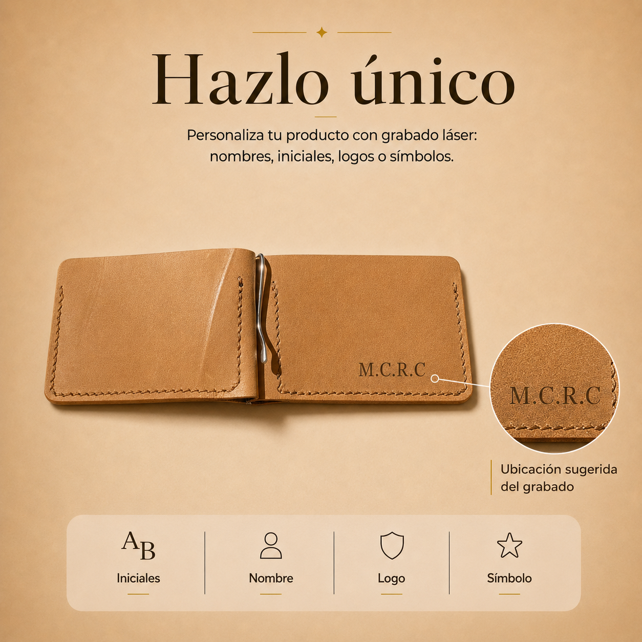 Billetera Clip Austral