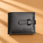 Billetera Traba y Tarjetero Interior Negro
