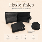 Billetera Traba y Tarjetero Interior Negro