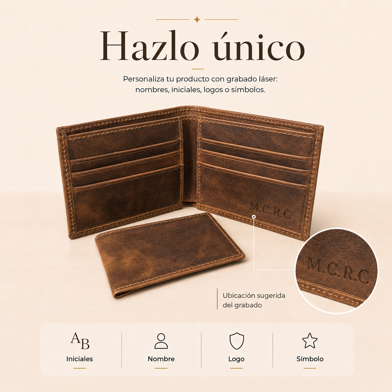 Billetera Clásica con Tarjetero Extraíble