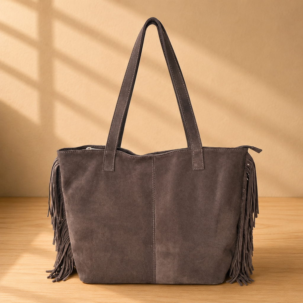 Cartera Toscana XL Chocolate Flecos
