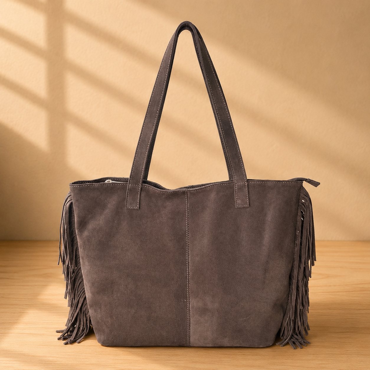 Cartera Toscana XL Chocolate Flecos
