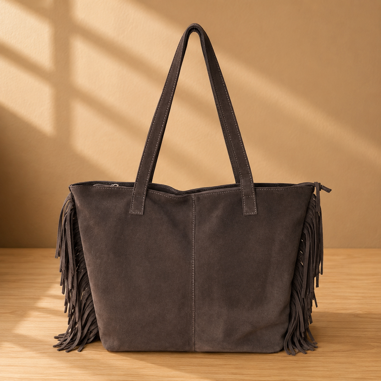 Cartera Toscana XL Chocolate Flecos