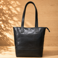 Cartera Tote Génova Negro/Croco