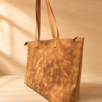 Cartera Tote Milano Camel XL