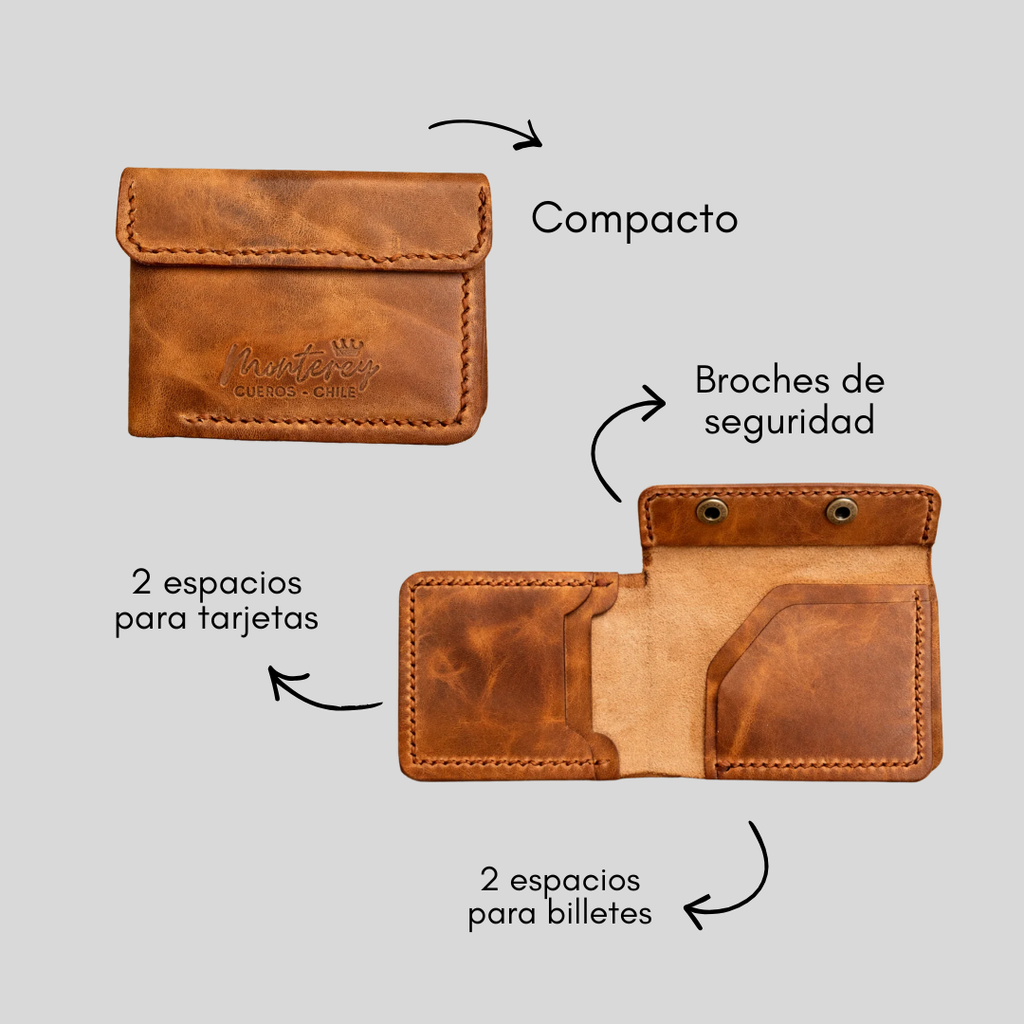 Tarjetero con Broches