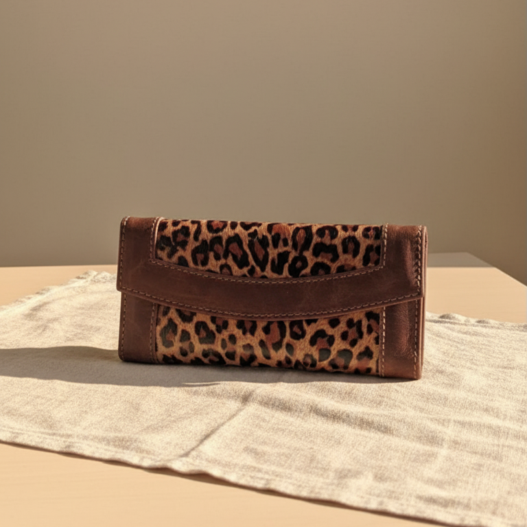 Billetera Larga Leopardo