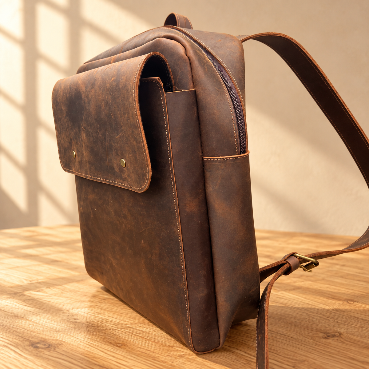 Mochila Atacama Habano envejecido