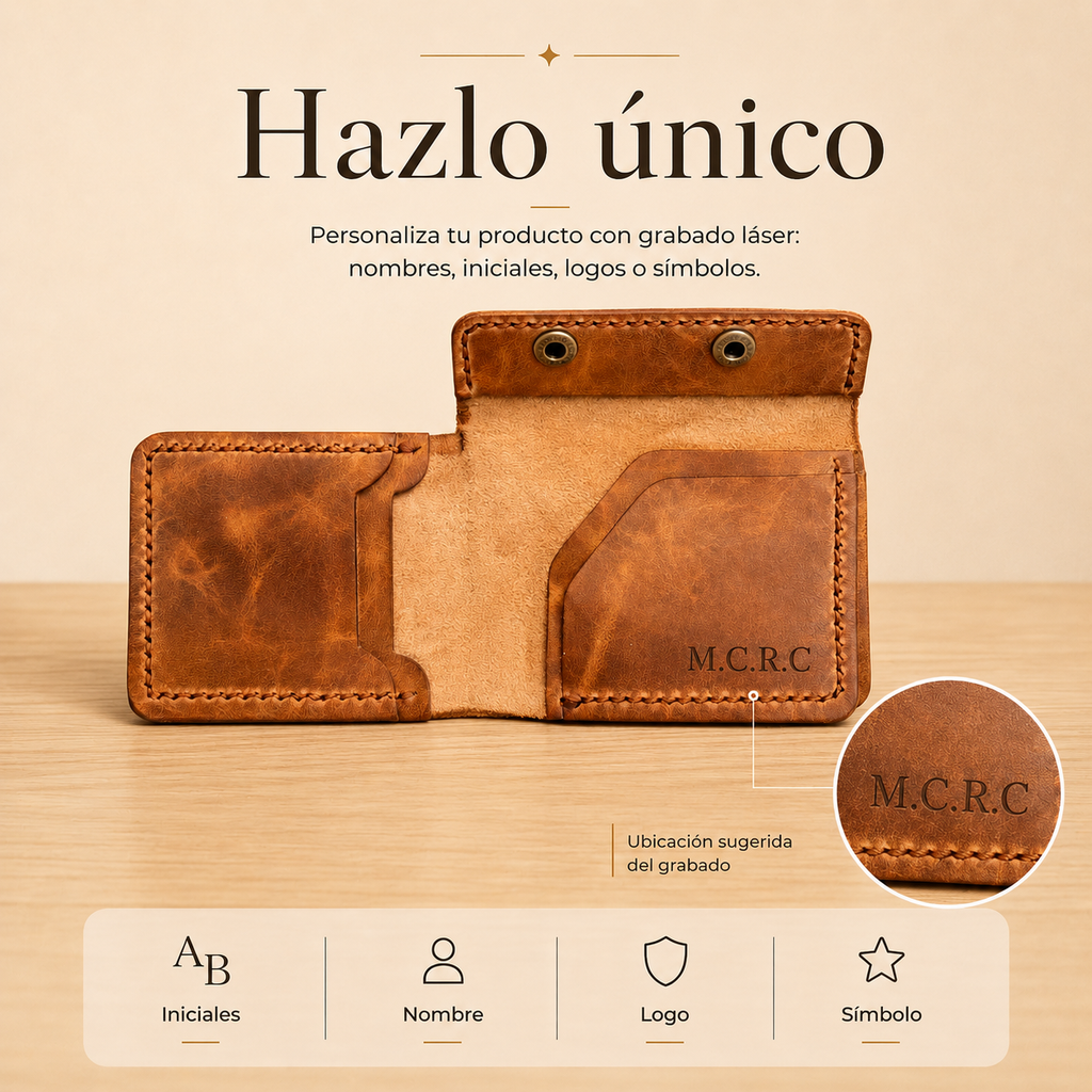 Tarjetero con Broches