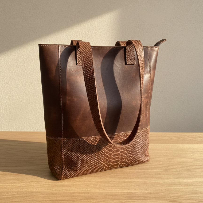 Cartera Tote Urbana Cocodrilo