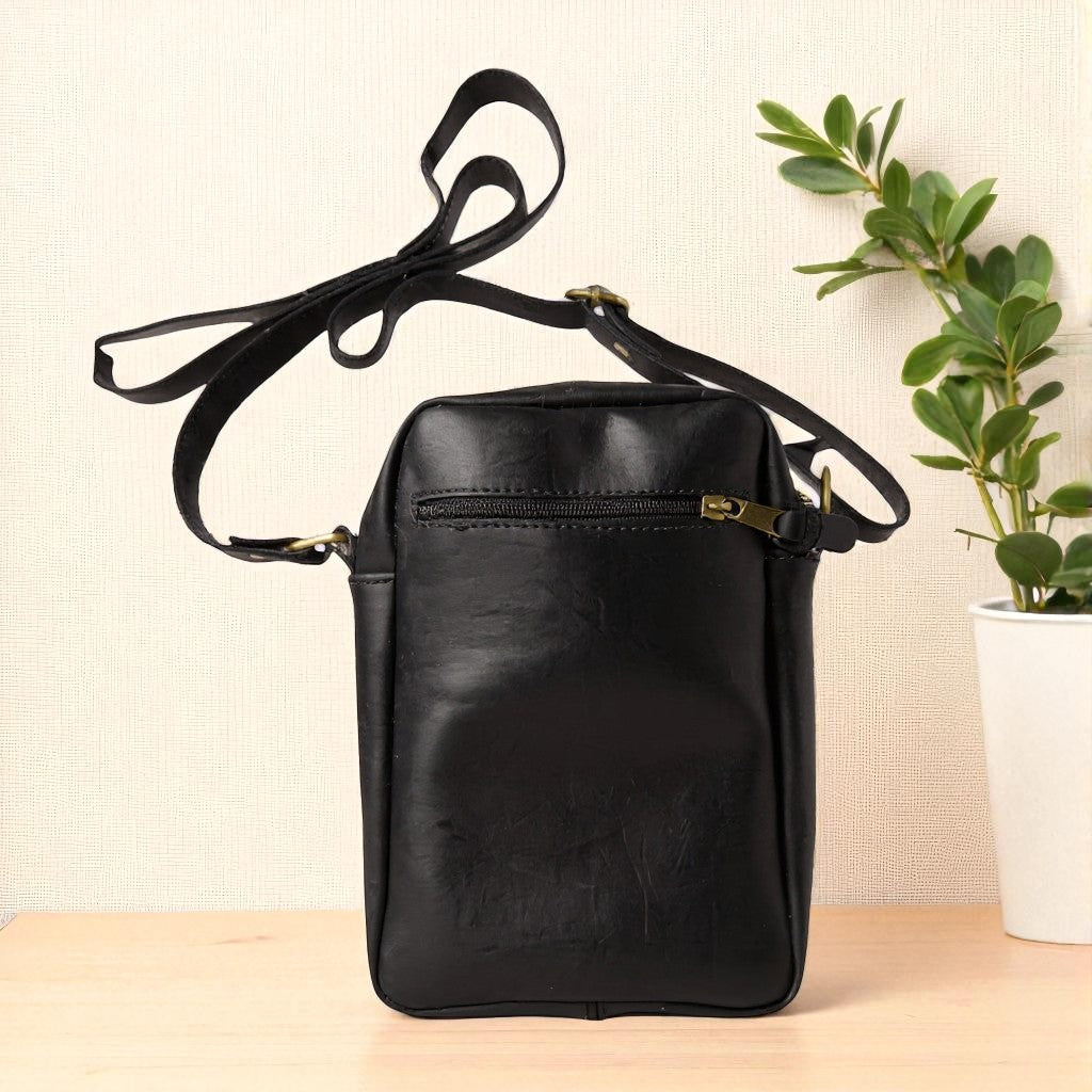 Bolso cruzado de cuero